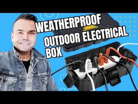 Hrensaw Medium Outdoor Electrical Box Weatherproof Connection Box