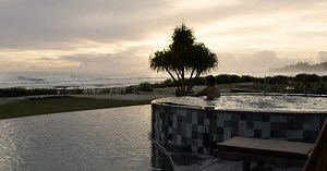 Woman relaxing in the pool - Free Stock Video Footage | Coverr