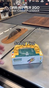 1.8K views · 19 reactions | Safety and precision in the palm of your hand. ✨ The GRR-RIPPER 2GO protects your hands, eliminates kickback, and makes cuts as thin as 5/16"! ️ Ready to work smarter? No assembly needed—just grip and go.  https://www.microjig.com/products/grr-ripper2-go?sca_ref=7546546.S3tELOxVqX | Microjig | Facebook