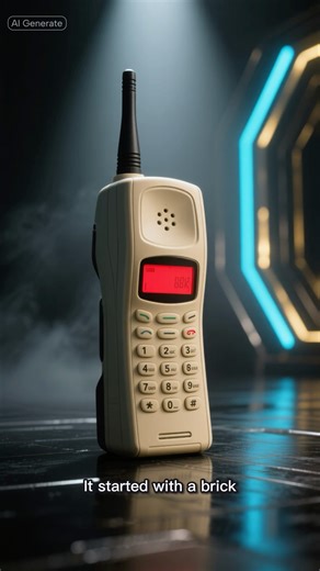 The evolution of the mobile phone 📱