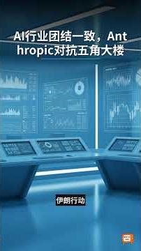 AI行业团结一致，Anthropic对抗五角大楼 #Shorts