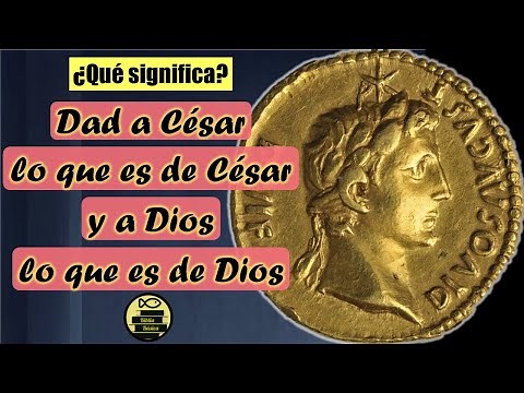 WHAT DOES IT MEAN?: "Give to CAESAR what is CAESAR'S, and to GOD what is GOD'S"