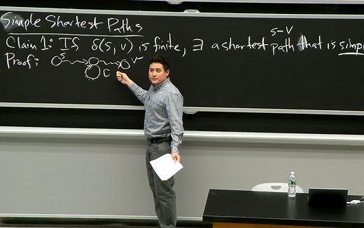 【MIT】麻省理工学院公开课，《算法导论》012.贝尔曼-福特算法