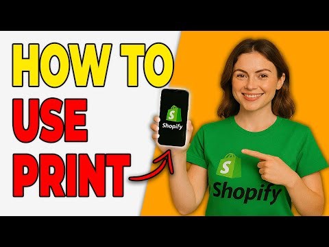How To Use Print On Demand With Shopify (Beginner Setup)