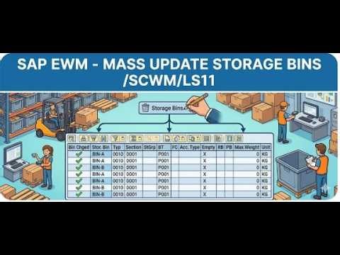 SAP EWM - Mass Update Storage Bins