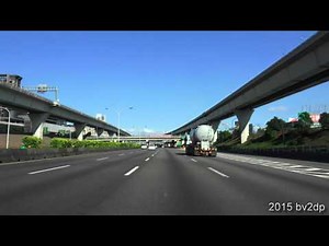 2015.10.4 國道1號 中山高速公路 楊梅交流道 - 台北 北向 8倍速度 縮時攝影 路程景