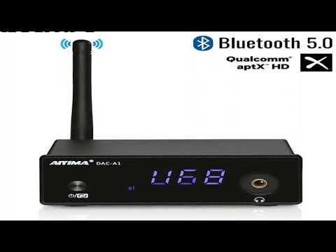 A must-have product! AIYIMA DAC-A1 Mini Headphone Amplifier ES9018Q2M Bluetooth 5.0 Decoder Coaxia