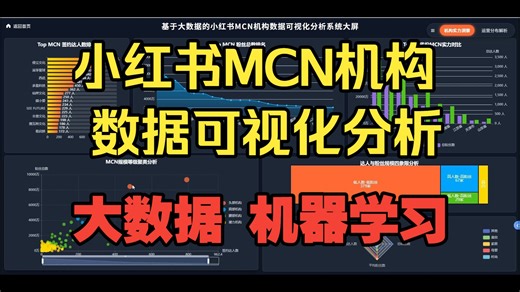 计算机毕业设计 基于Hadoop的小红书MCN机构数据可视化分析系统 Hadoop Spark Python 计算机毕设项目 【源码/LW/安装调试】