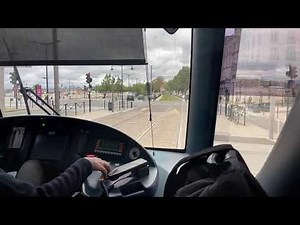 Tram Live. Bordeaux ligne B Intégrale, Vue du Poste de Conduite