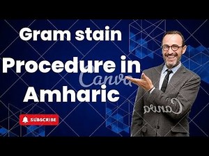 Gram stain procedure video in amharic ||microbiology A Step-by-Step Guide in Amharic