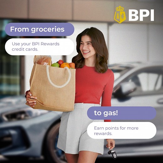 Grocery shopping can be more rewarding with BPI Rewards! Use your BPI Credit Card to easily earn points. #BPI #DoMorewithBPI #BPIRewards​ Regulated by the Bangko Sentral ng Pilipinas | BPI