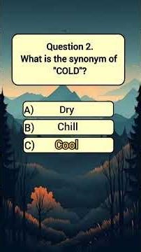 Test Your English! 🧩 Ultimate English Grammar Quiz & Synonyms Challenge