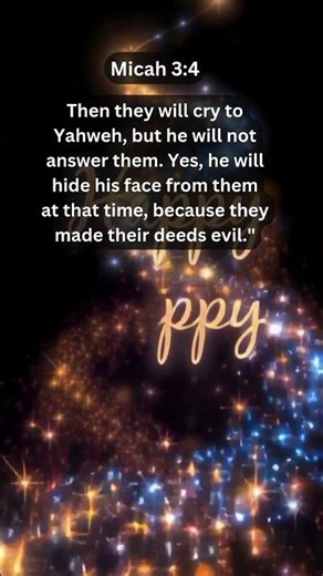 Journey of faith and spiritual growth | Micah 3:4 Daily Bible Verse