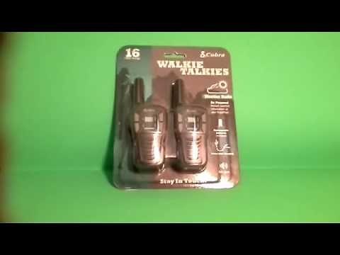 Cobra Micro Talk USB Rechargable Walkie Talkies 2 Way Rodios 4 the Bug Out Bag