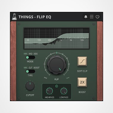 Things Flip EQ - Tilt EQ with Mid and Side (VST, AU, AAX) - AudioThing