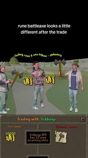 BYE RUNE B AX | #osrs #oldschoolrunescape #runescape #memes #nostalgia #rs3