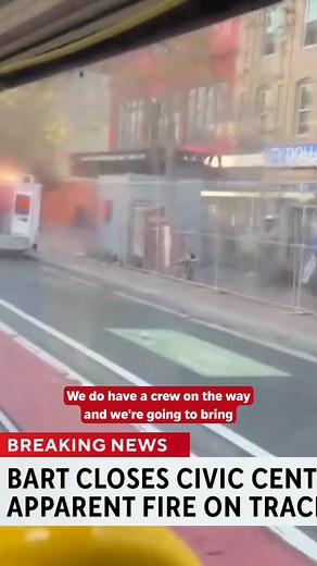 173K views · 1K reactions |  Breaking News: Major Transit Disruption  There is an ongoing station closure at Civic Center due to an equipment problem on the track. As a result, trains are single-tracking between 24th St. Mission and Montgomery St. stations. ⚠️ Systemwide delays are significant.  No Green or Red Line service is available at this time. | KPIX CBS San Francisco Bay Area | Facebook