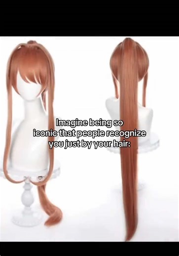 — Monika Version — #Monika #DDLC #viral #fyp #monikaddlc | imagine being so iconic people recognize