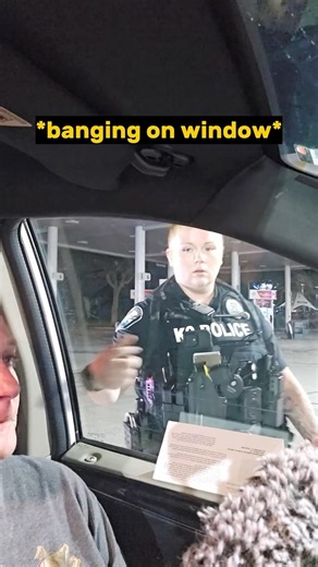 Karen Cop uses K9 to search Car for Dru** #police #shorts