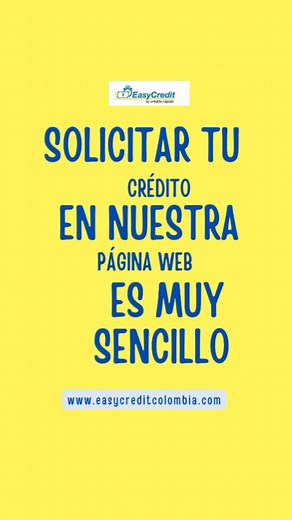 Solicitar tu crédito por nuestra página 💻 www.easycreditcolombia.com es muy sencillo , sigue los pasos y todo estará listo en menos de 24 horas 👌🏻 #fácil #rápido #solicitar #solicitud #sinfilas #sinpapeleos #confiable #colombia #enlinea | Easy Credit Colombia