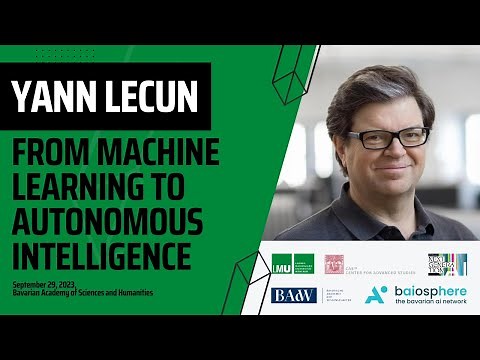 From Machine Learning to Autonomous Intelligence – AI-Talk by Prof. Dr. Yann LeCun