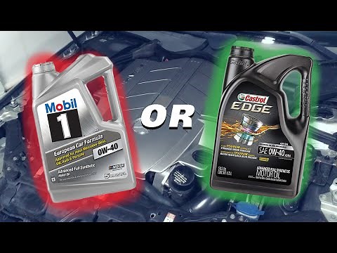 C55 AMG Oil Change - Mobil 1 to Castrol EDGE