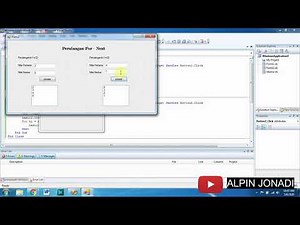 Perulangan For Next dan Perulangan Do While Loop dengan VB Net