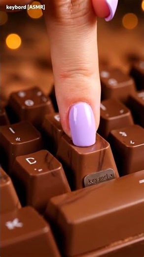 Chocolate bar keyboard clicks ASMR #shorts
