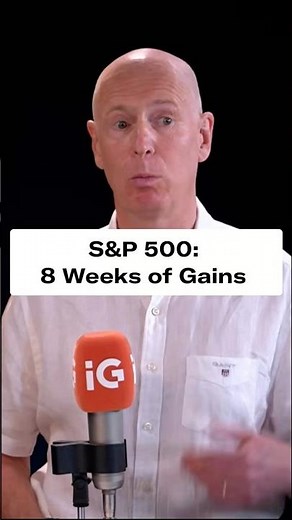 Eight consecutive weeks of S&P gains. What does history actually say?