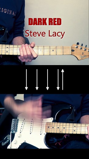 3.3K views · 12 reactions | Dark Red (Steve Lacy) #guitar #tutorial #electricguitar | Ipsaous | Facebook
