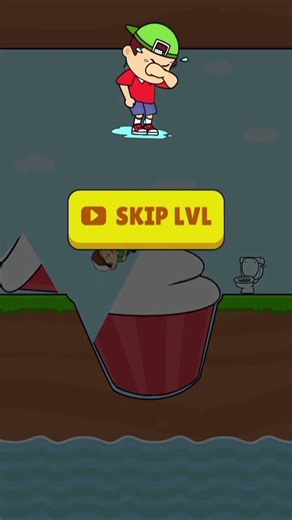 Rush to toilet bridge puzzle best funniest ios game #shorts #viral