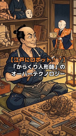 江戸時代にロボット！？天才からくり人形師のオーバーテクノロジー