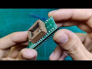 PLCD32-G35 | PLCC32 to DIP32 Programmer Socket Seat Adapter Module