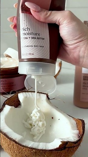 Simple care. Real comfort. Wrapped in coconut + shea 🥥