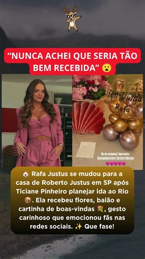 Rafa Justus Ganha Surpresa ao se Mudar Para Casa de Roberto Justus