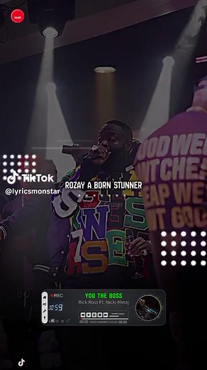 You the Boss - Rick Ross ft. Nicki Minaj (Lyrics Video)