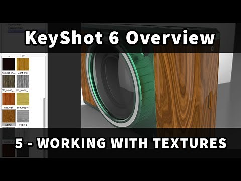 KeyShot 6 Overview: 5 - Working with Textures
