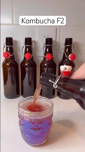 Kombucha F2. Journey Day 11: finishing the second fermentation #shorts