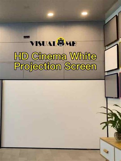 200 Inch 8K Projector Screen Woven Acoustic Sound Transparent Fixed Frame Projection Screen 1cm/6.5cm Border for Home Theater