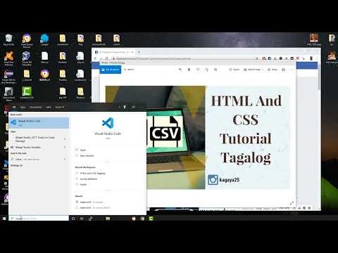 HTML And CSS Tagalog Tutorial 1 Introduction A