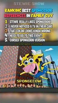 RANKING THE BEST SPONGEBOB REFERENCES IN FAMILY GUY
