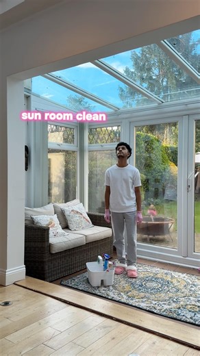 Sun room clean with Gtech products 🩷
