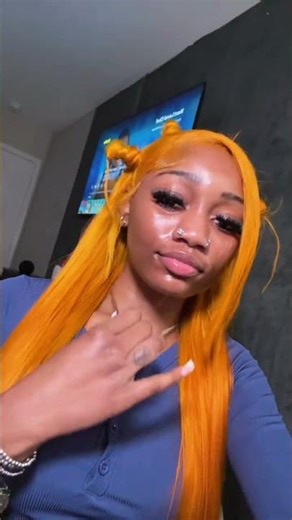 Would You Try Orange Hair? 🧡💙 (New Look)