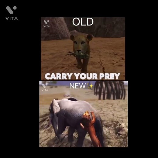 Ultimate lion simulator VS. Ultimate lion simulator 2 TRAILERS COMPARED (Improved re upload)