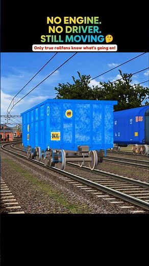 Ghost Wagon Caught Moving Alone at Mughalsarai Yard | Railfan View | Realistic Freight Scenario