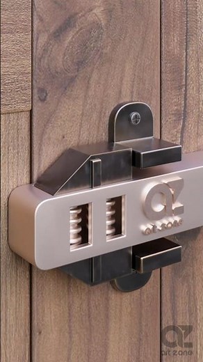 Spring-Activated Gate Latch sliding door