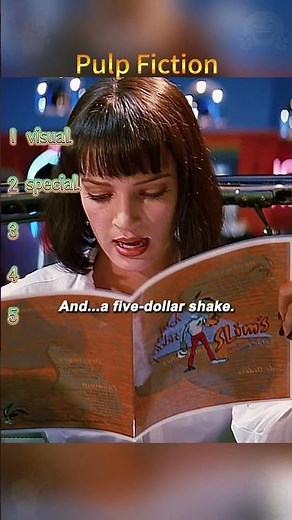 🎬 Title: “Mia & Vincent’s Diner Moment 🍦 | Pulp Fiction’s Coolest Scene Explained!