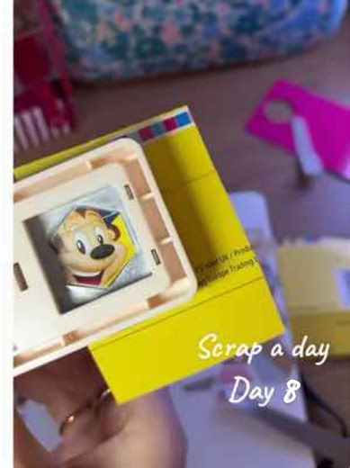 Day 7 - Scrap a day #asmr #scrapbookjournal #creativejournaling #creativetiktok #junkjournal