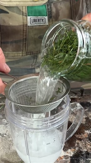 49M views · 982K reactions | Making Sprite out of pine needles! | Bruce Mitchell | Facebook