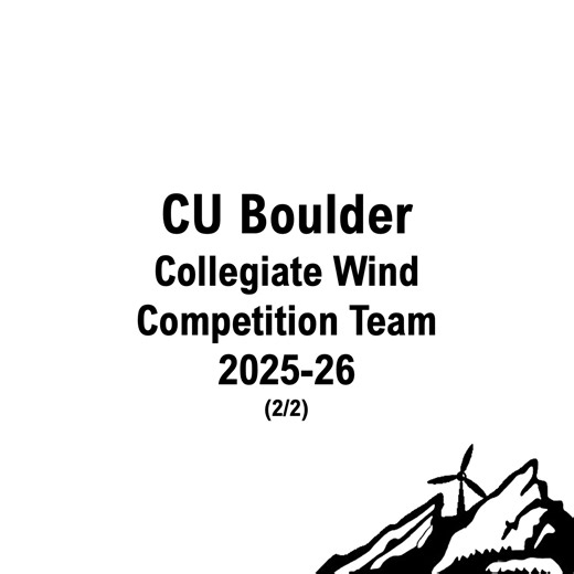 CU Wind Team ‘26 | The CU CWC '26 Team is thrilled to announce its largest team ever, consisting of 16 team members across four different majors! We will be... | Instagram